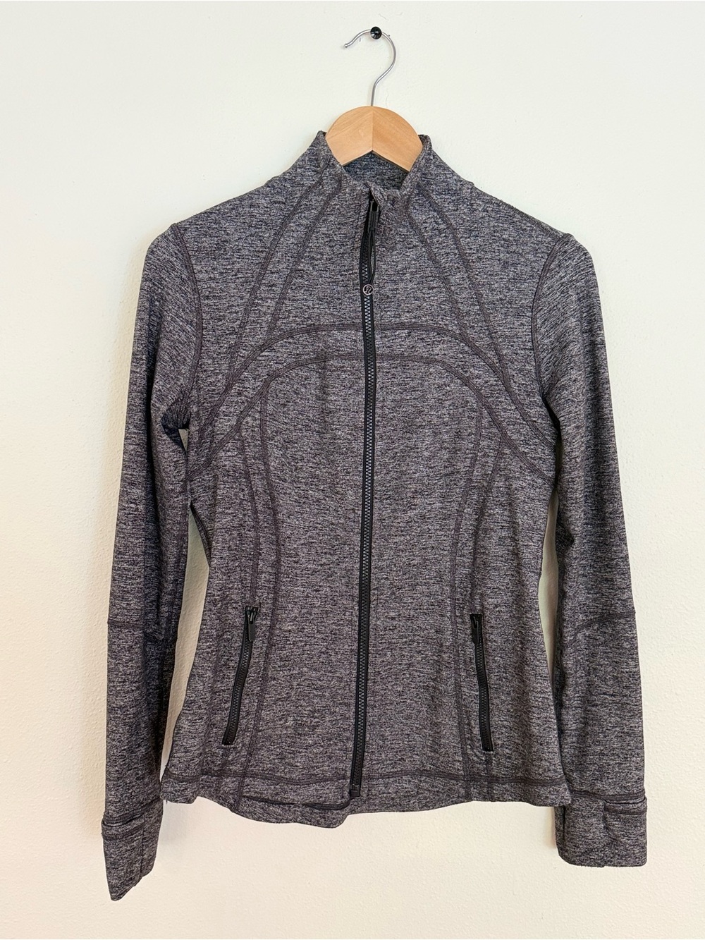 Lululemon Athletica Dark Heather Gray Full-Zip Jacket